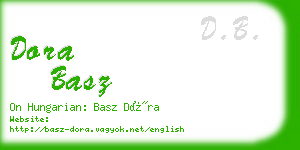 dora basz business card